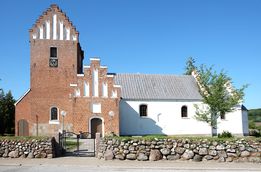 Auning Kirke foto Keld Pihlkjer